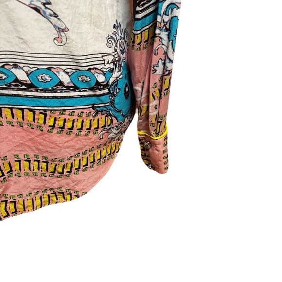 Hale Bob Multicolor Silk Blouse | Sz. S | EUC - Picture 12 of 13